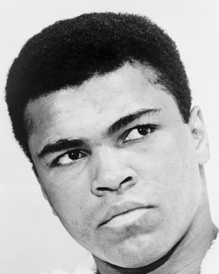 Muhammad Ali, boxer (photo from Wikimedia Commons)
