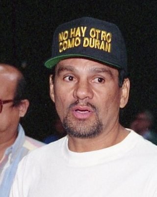 Roberto Durán, boxer (photo from Wikimedia Commons)